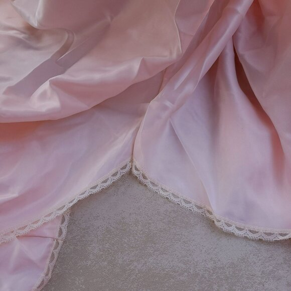 Hidden Fantasies Pink Nightgown & Bedjacket Vintage 80s Peignoir Set Small - Picture 15 of 16
